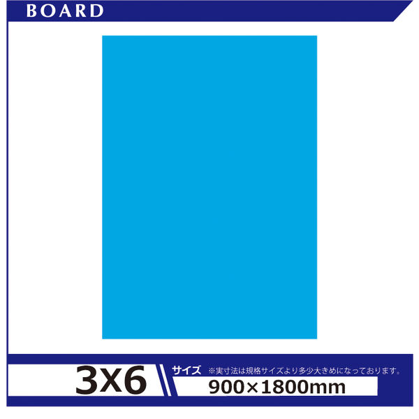 アルテ カラーボード5mm 3×6 ミルクブルー BP-5CB-3X6-MB 1セット（5枚）（直送品）
