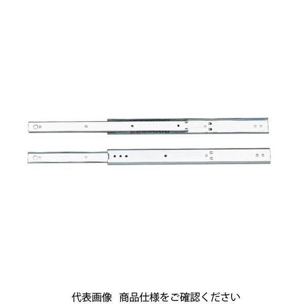 スガツネ工業 スライドレール 3506G 3506Gー18 3506G-18 1セット(4個)（直送品）