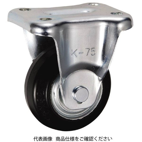 岐阜産研工業 K型 中荷重用固定キャスター CRK-100 1セット（2個）（直送品）