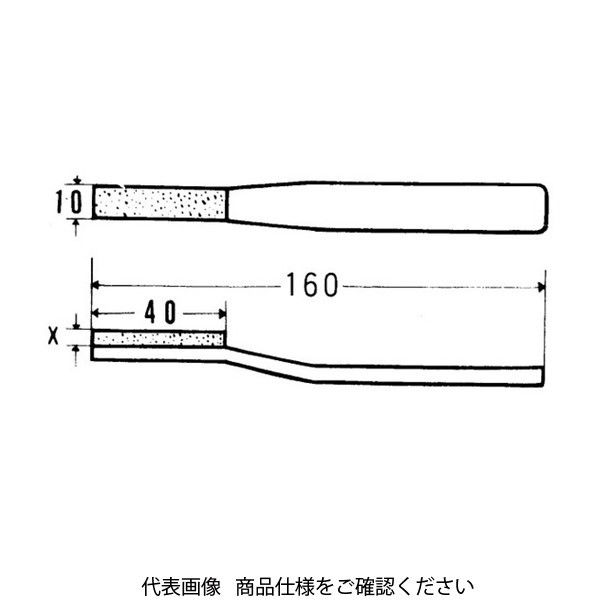 名古屋ダイヤモンド工業 N.D.I ハンドストーン 1.0X#240 431-HS240 1本（直送品）