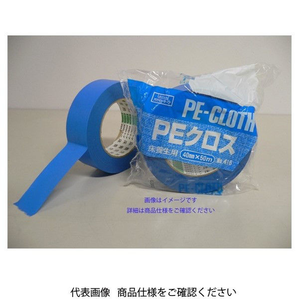 オカモト PEクロステープ床養生用No.416 50mmx50m No.416 1セット(24巻)（直送品）