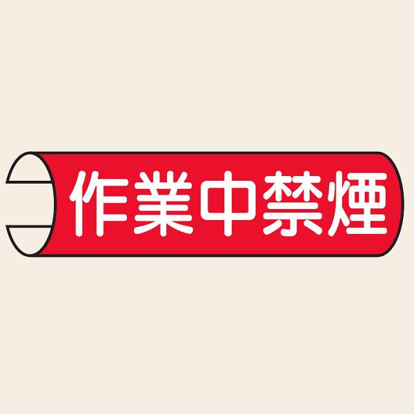 トーアン 単管表示TH109 作業中禁煙 23-689 1セット（10枚）（直送品）