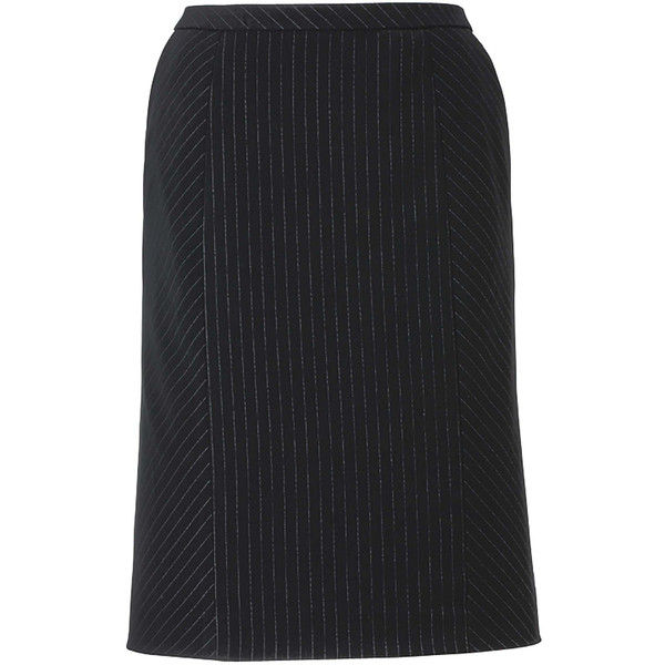 カーシーカシマ ENJOY Noir セミタイトスカート ブラックストライプ 9号 EAS673-510-9（取寄品）