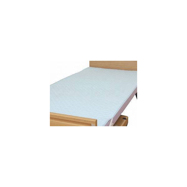 ウェルファン 洗えるベッドパッド（防水タイプ） ブルー 85×195cm
