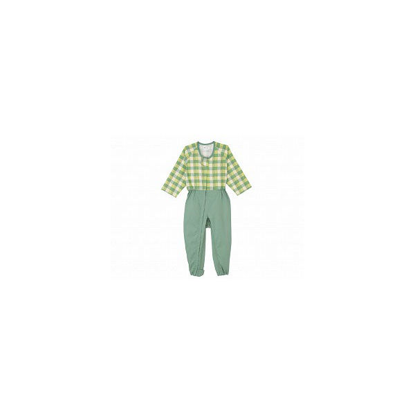 大阪エンゼル プッシュホック（オールS） Tブロックグリーン M 5738-TA 【介護用衣類】ウェルファンカタログ ウェルファンコード：886203（直送品）