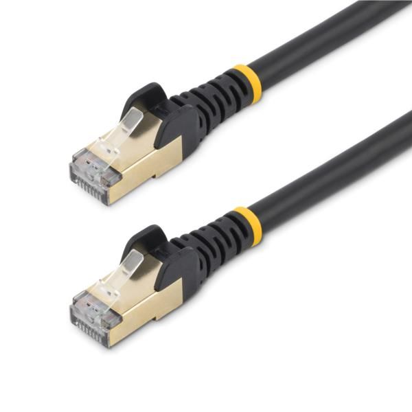 LANケーブル 2m Cat6a ブラック　6ASPAT2MBK　1個　StarTech.com（直送品）