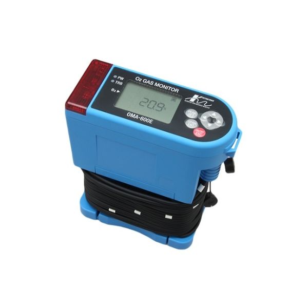 光明理化学工業 拡散式ポータブルO2モニタ OMAー600E <試験成績書付> 1式(1個) 61-9735-01（直送品）