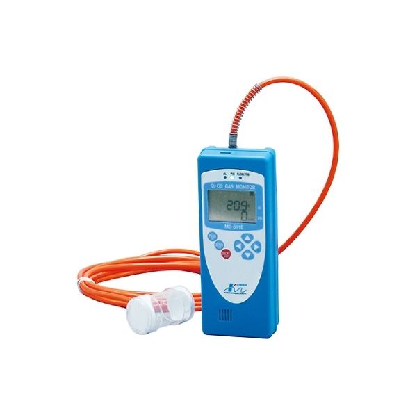 光明理化学工業 ポータブルO2・COモニタ MDー611E <試験成績書付> MD-611E 1式(1個) 61-9735-05（直送品）