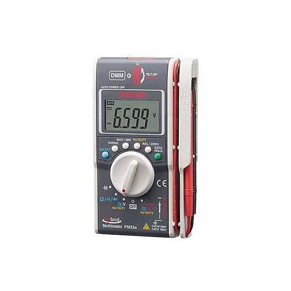 三和電気計器 デジタルマルチメーター ハイブリッドマルチメーター PM33a 校正書類3点(新品校正) 1式(1個) 62-0854-47（直送品）