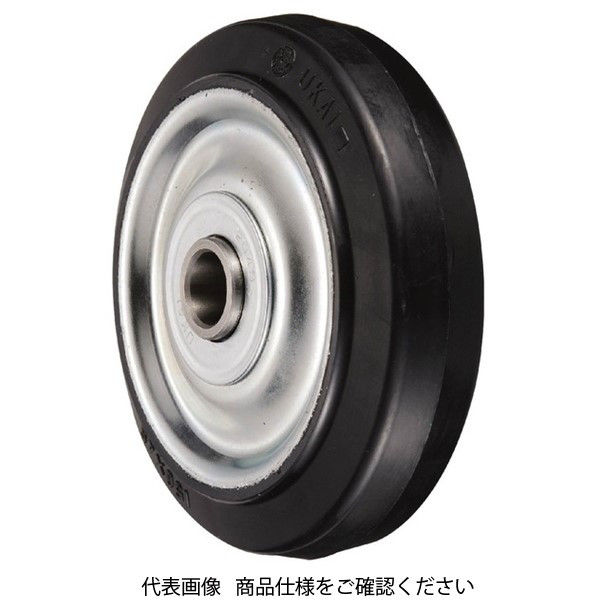 岐阜産研工業 CR型 鋼板製耐熱用クロロプレンゴム車輪 CR-100 1セット（2個）（直送品）
