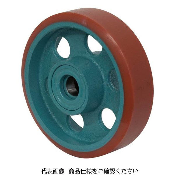 岡本工機 ダクタイル製芯金車輪 BU(ウレタン・ベアリング入り