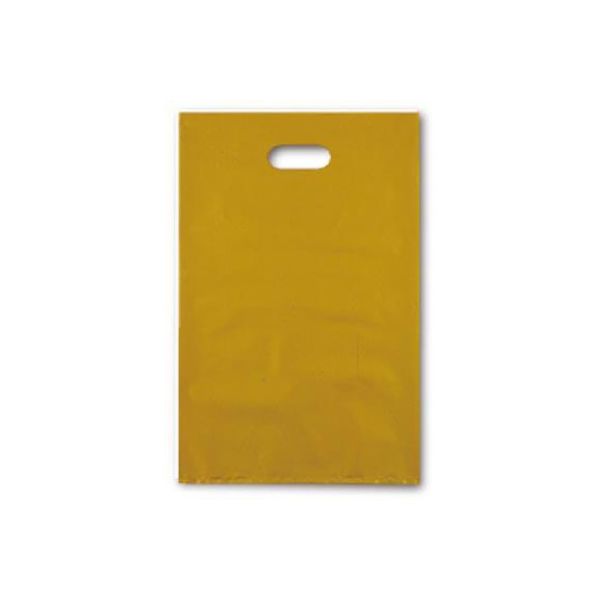ベルベ ポリ手提袋 シティバッグ ゴールド S 4196 1包：500枚（25×20）（直送品）