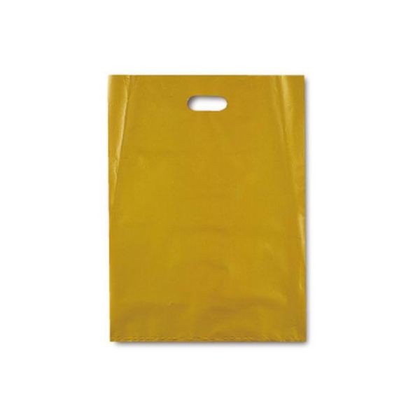 ベルベ ポリ手提袋 シティバッグ ゴールド M 4197 1包：300枚（25×12）（直送品）