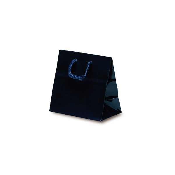 ベルベ 手提げ 紙袋 キュートバッグ ネイビー 5930 1包：100枚（10×10）（直送品）