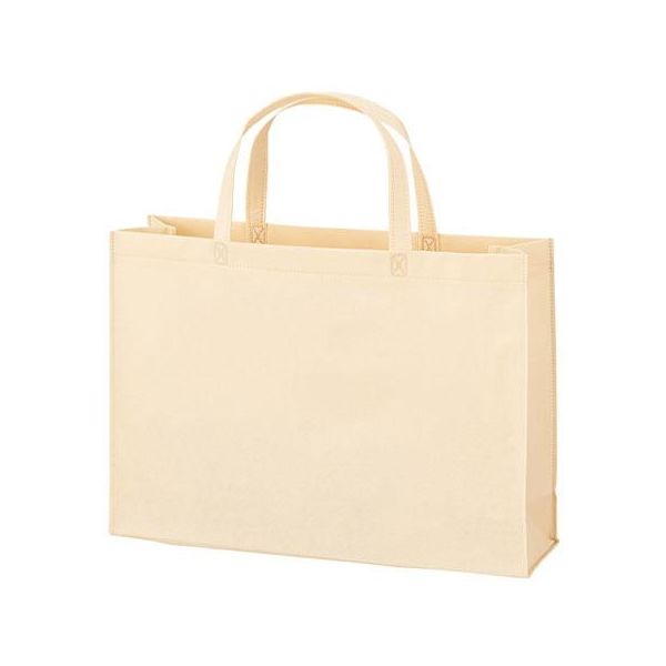 ベルベ ベーシックトートバッグ100 A4横（ベージュ） 9215 1包：200枚（50×4）（直送品）
