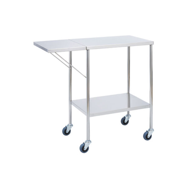 器械台 補助台付（φ50mm） 24-6046-00 松吉医科器械　マツヨシオリジナル（直送品）