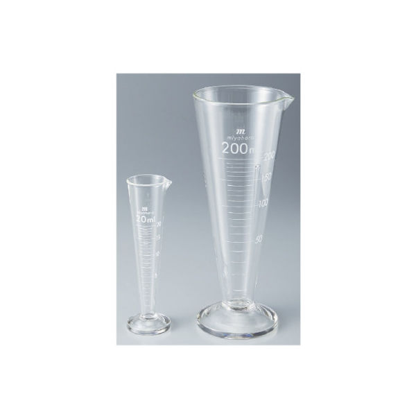 宮原計量器製作所 ミヤハラ液量計（円錐型）白目盛 24-2970