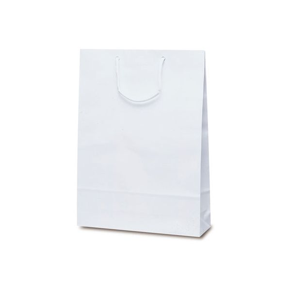 ベルベ 手提げ 紙袋 エクセルバッグ ホワイト 1100 1包：50枚（10×5）（直送品）