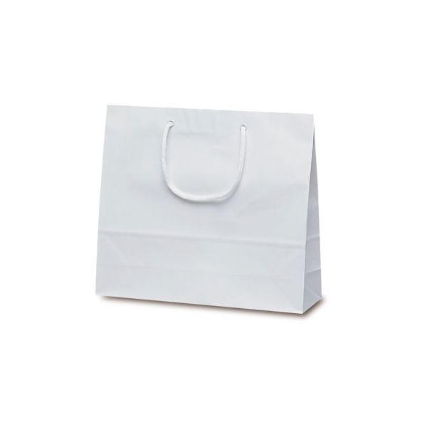 ベルベ 手提げ 紙袋 ファインバッグ ホワイト 1170 1包：50枚（10×5）（直送品）