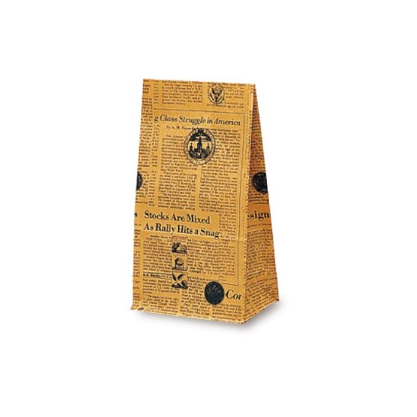 ベルベ 雑貨 食品 紙袋 角底袋 ボビー 4号 2819 1包：1000枚（100×10）（直送品）