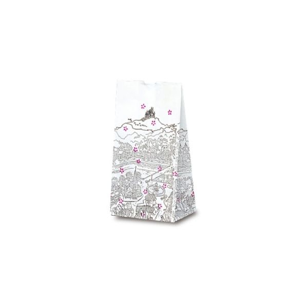 ベルベ 雑貨 食品 紙袋 角底袋 ハイネ 4号 3204 1包：2000枚（100×20）（直送品）