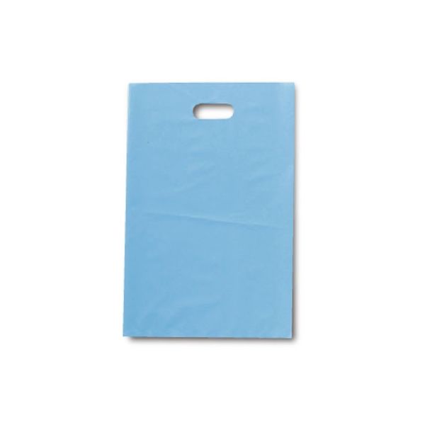 ベルベ ポリ手提袋 シティバッグ ブルー S 4096 1包：500枚（25×20）（直送品）
