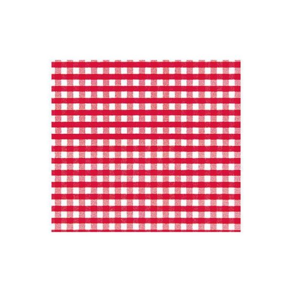 ベルベ ラッピング　包装紙　ギンガム（赤） 145 1セット（500枚：100枚×5包）