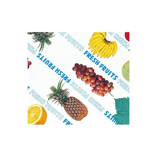 ベルベ ギフト 包装紙 デラックスフルーツ H半切 401 1包：500枚（100×5）（直送品）