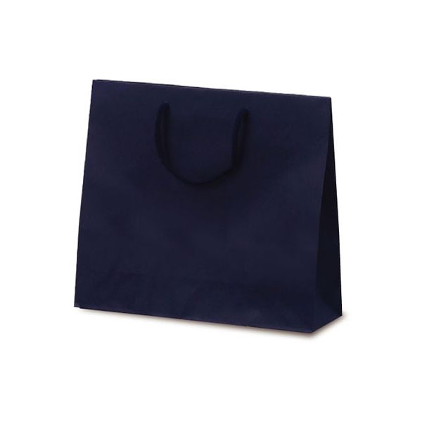 ベルベ 紙袋 手提袋 T-6 カラークラフト ネイビー 1029 1包：100枚（10×10）（直送品）