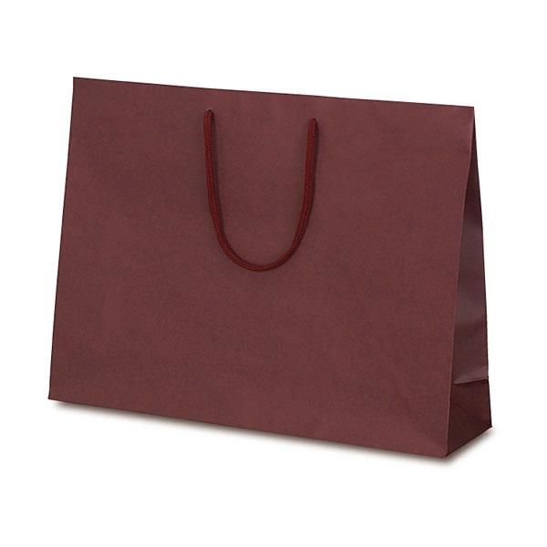 ベルベ 紙袋 手提袋 T-Y カラークラフト ワイン 1040 1包：100枚（10×10）（直送品）