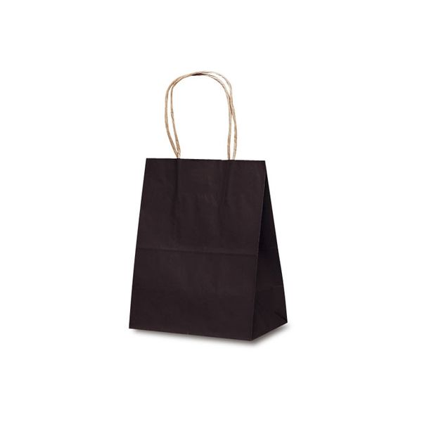 ベルベ 紙袋 自動紐手提袋 T-2 カラー（カカオ） 1213 1包：200枚（25×8）（直送品）