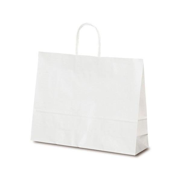 ベルベ 紙袋 自動紐手提袋 T-Y 白無地 1532 1包：200枚（50×4）（直送品）