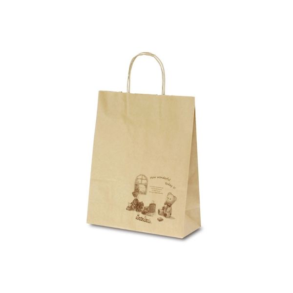 ベルベ 紙袋 1574 自動紐手提袋 T-X ギフト 1574 1包：200枚（50×4）（直送品）