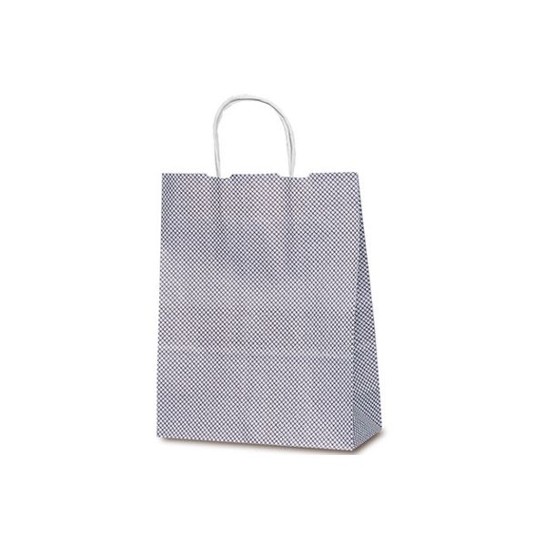 ベルベ 紙袋 1598 自動紐手提袋 T-X 鹿の子（紫） 1598 1包：200枚（50×4）（直送品）