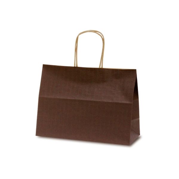 ベルベ 紙袋 自動紐手提袋 T-6S カラー（カカオ） 1655 1包：200枚（50×4）（直送品）