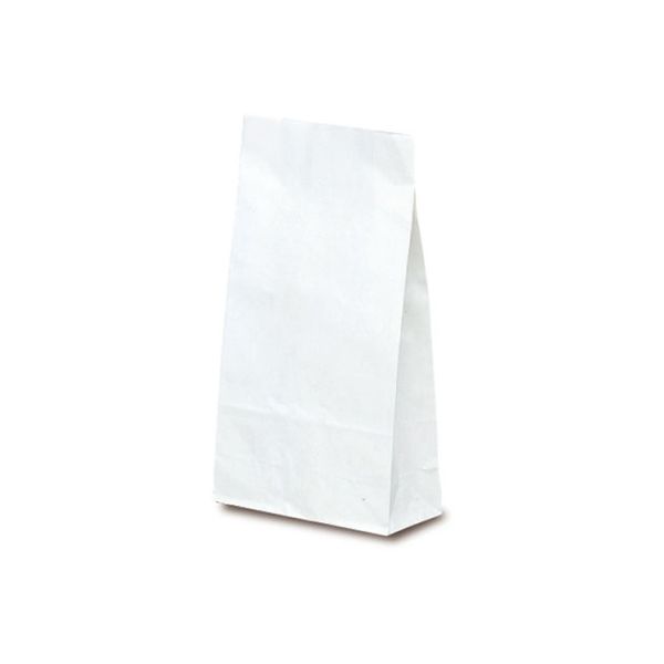 ベルベ 雑貨 食品 紙袋 2098 洋品袋 Y-0 白無地 2098 1包：1000枚（100×10）（直送品）