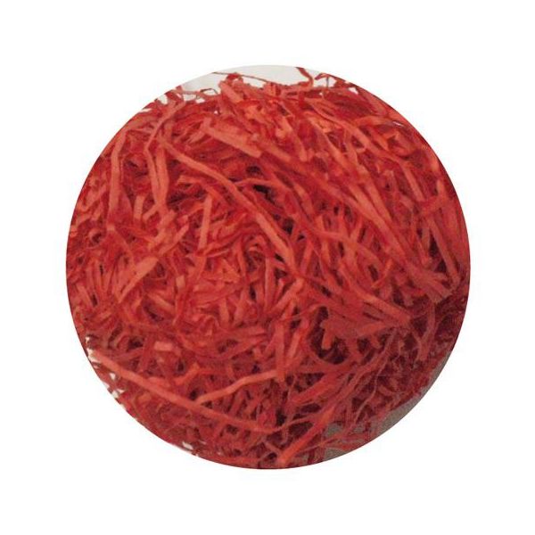 ベルベ ラッピング 紙緩衝材 1kg詰パッキン 赤 5408 1包：3個（直送品）