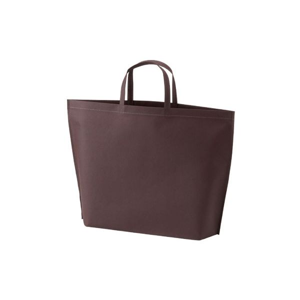 ベルベ シンプルトートバッグ 75 大（ダークブラウン） 9264 1包：200枚（50×4）（直送品）