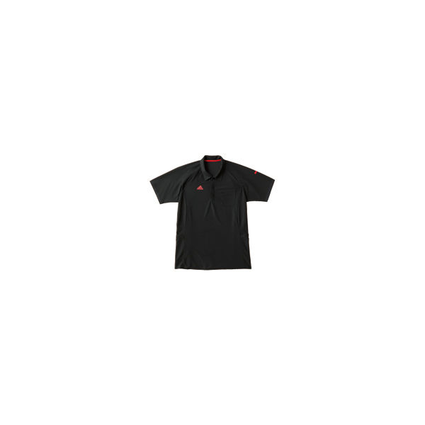 KAZEN（カゼン） adidas（アディダス） ポロシャツ SCS730-02  ブラック O 介護ユニフォーム（直送品）