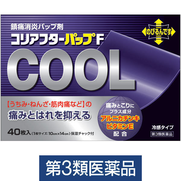 コリアフターパップF冷感 40枚 東和製薬【第3類医薬品】