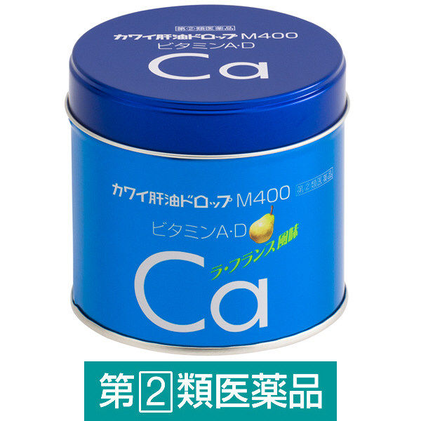 カワイ肝油ドロップM400 180粒 3缶セット 河合薬業 ラ・フランス風味 ...