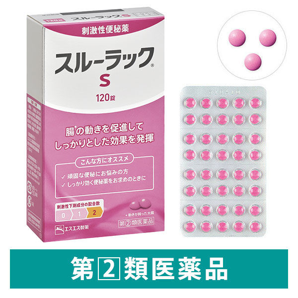 格安販売中 スルーラックS 120錠 エスエス製薬【指定第2類医薬品】 - アスクル 便秘改善