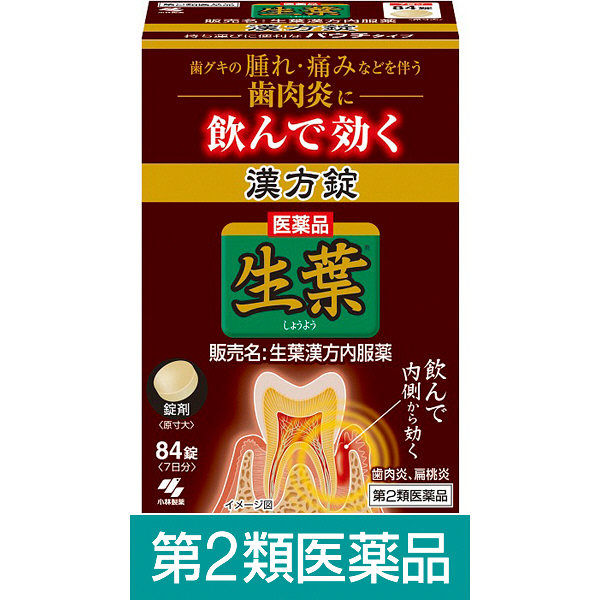 生葉漢方錠 84錠 小林製薬【第2類医薬品】