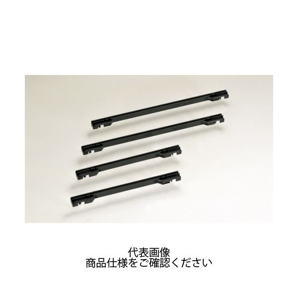 タカチ電機工業 KL型カードガイドレール ブラック KLーN203 1袋(20本入) KL-N203 1セット(60本:20本×3袋)（直送品）