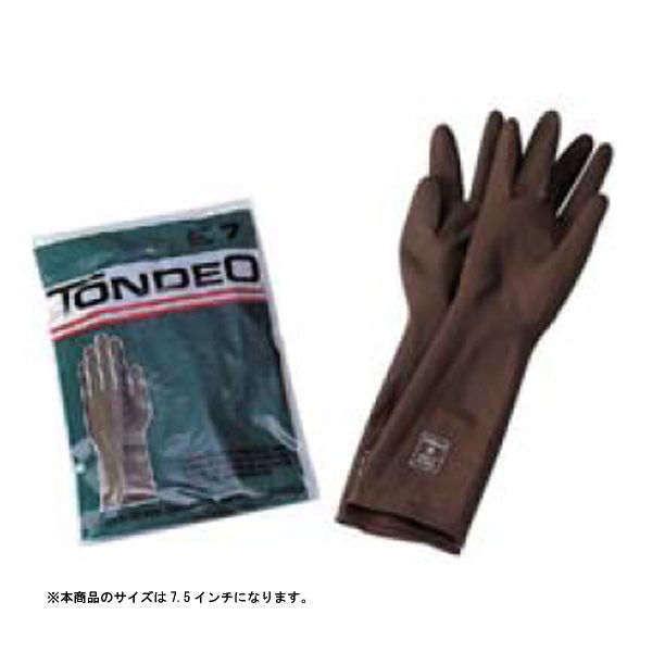 TONDEO トンデオゴム手袋 7.5吋 4983385999755（取寄品）