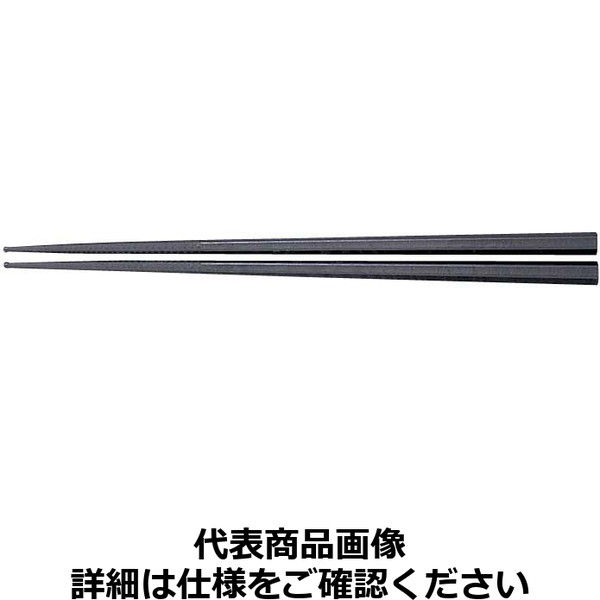 ダブルエンボスばし（食事用）PM-334 19cmブラック RHSA902 曙産業（取寄品）