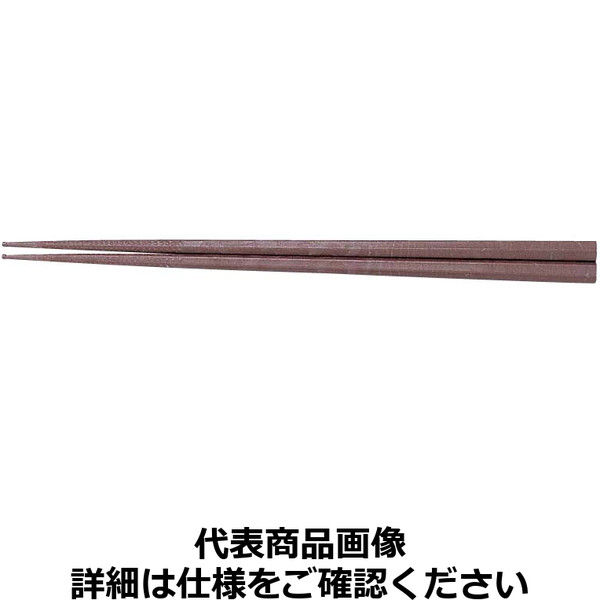 ダブルエンボスばし（食事用）PM-342 23cmブラウン RHSA909 曙産業（取寄品）