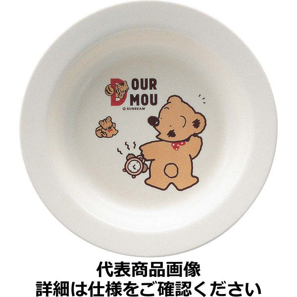 台和 メラミンお子様食器「デュールムー」カレー皿 MC-6-DM RKL4501（取寄品）