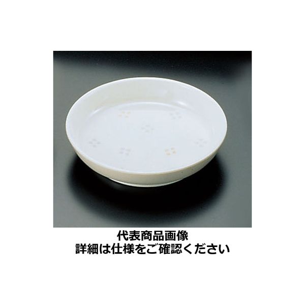 メラミン「花紋」小皿 M-8-KA RKZ38 関東プラスチック工業（取寄品）
