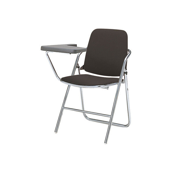 オカムラ 折タタミ椅子メモ台付 ダークブラウン 8160DT P407（直送品）